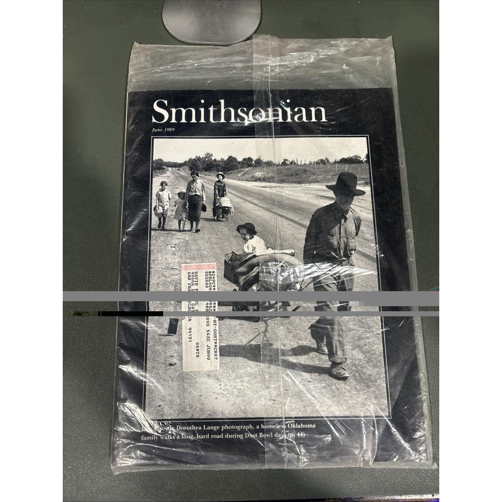 VTG Smithsonian Magazine - Dust Bowl Days Issue June 1989